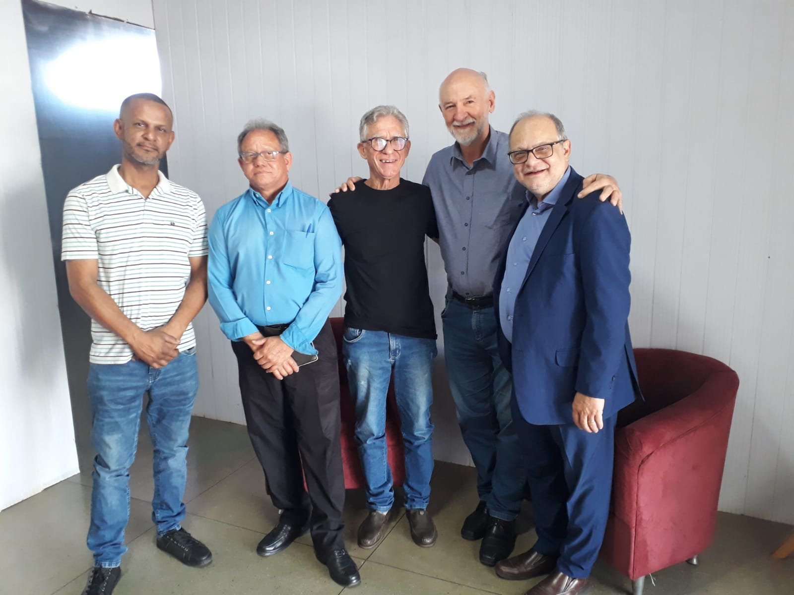 Fábio Tokarski visita nova sede do SindMetal Jataí