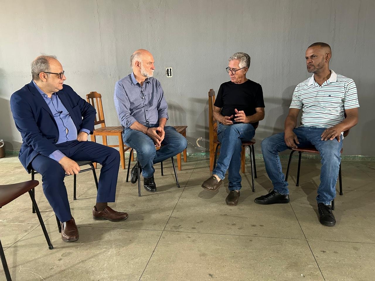Encontro na sede do sindicato
